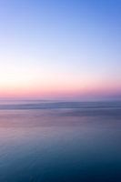 colourful sky in the evening by the sea