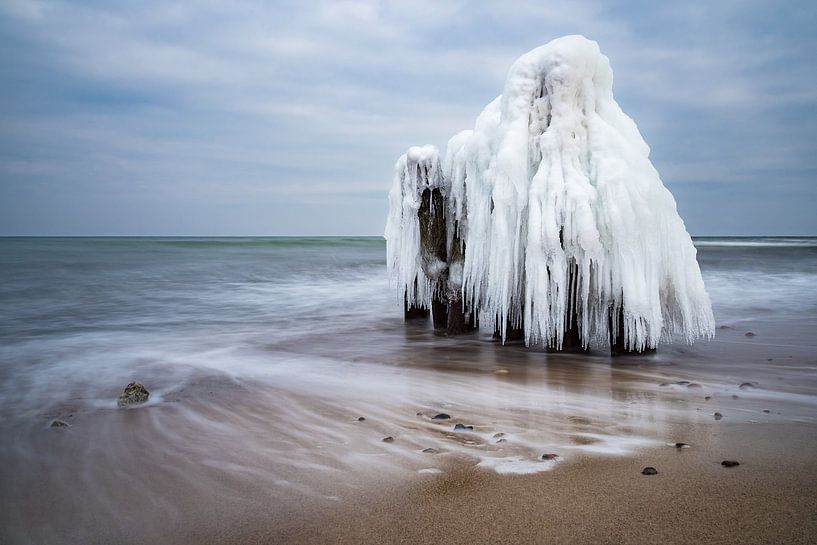 Winter an der Küste der Ostsee bei Kühlungsborn par Rico Ködder