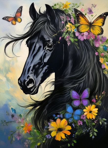 Fantasy Pferdekopf von Thea Mekkelholt