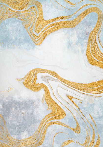 Vagues dorées par Mad Dog Art