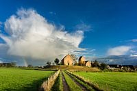 Wierdendorp Ezinge with rainbow