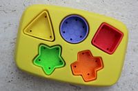 Bauklötze in Form bunt