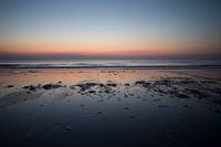 Zonsondergang aan de kust van Scheveningen