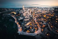 Matera im Abendlicht