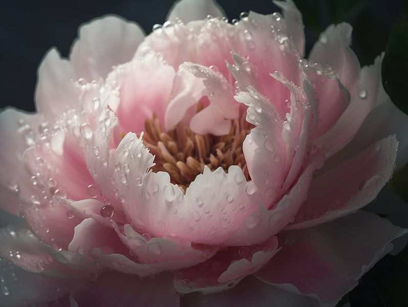Soft pink peony by Danny van Eldik - Perfect Pixel Design