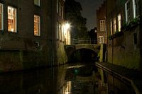 Binnendieze in den Bosch bij nacht