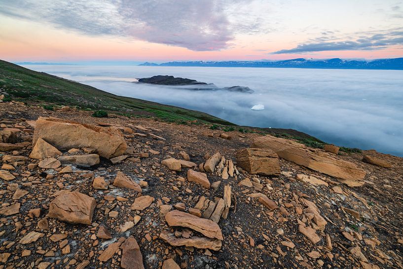 Vue depuis Atanikerdluk, Groenland par Martijn Smeets