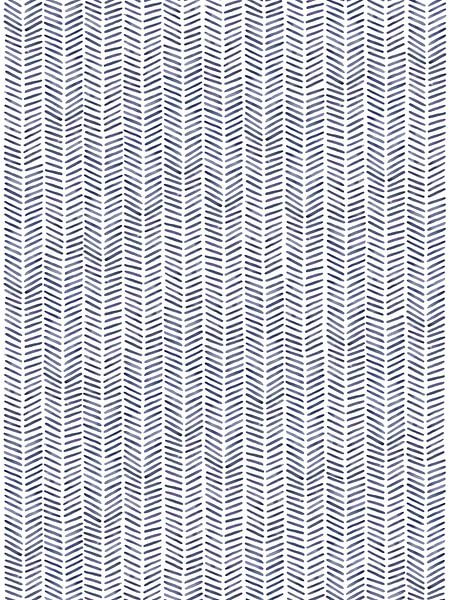 Fischgräten-Tapete &quot;Winter&quot; (abstrakte Aquarellmalerei Streifen lila grau handgefertigt Fi von Natalie Bruns