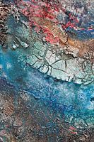 Paysage aquatique coloré