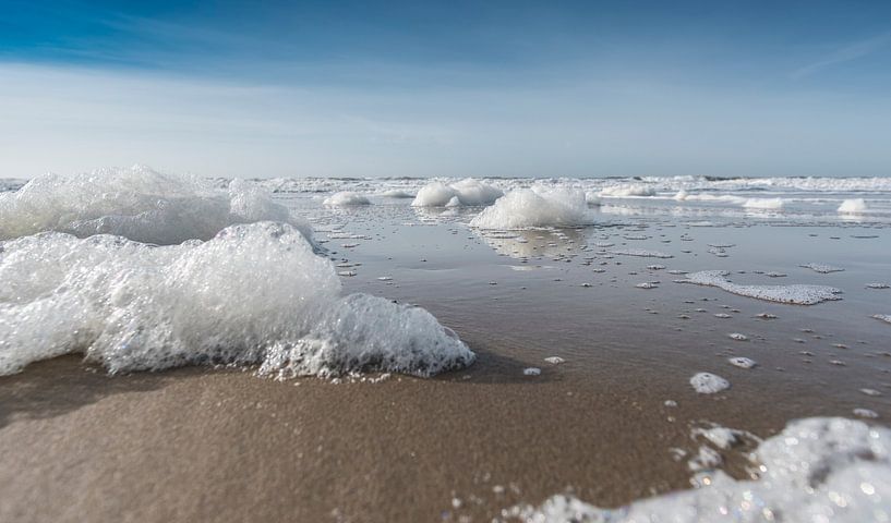 Foam on the beach Part 1 by Alex Hiemstra