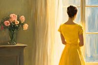 Femme à la fenêtre