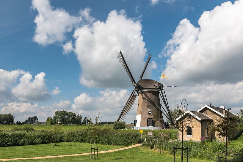 Mallemolen in Gouda by Rinus Lasschuyt Fotografie
