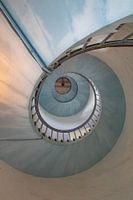 Escalier en colimaçon dans le phare de Hvide Sande 3