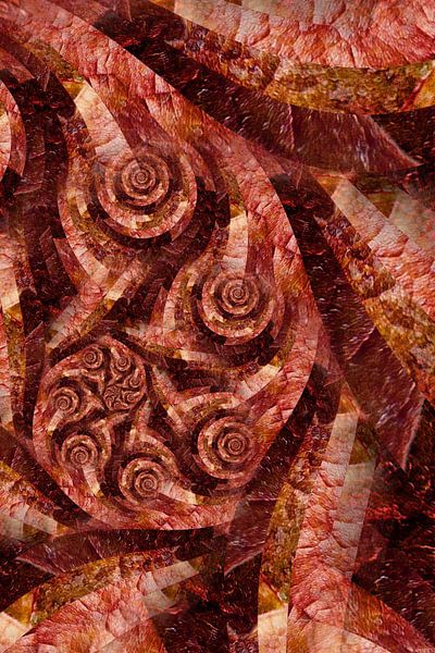 Blattspirale II von Klaartje Majoor