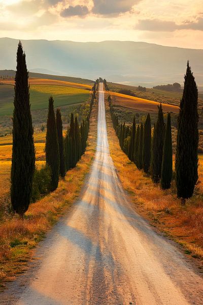 Tuscan avenue by Poster Art Shop