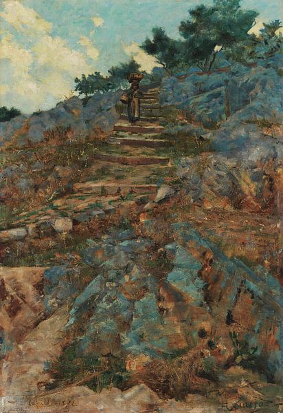 Henrique Pousão~Caprile (Studie) - Für die Sonne von finemasterpiece