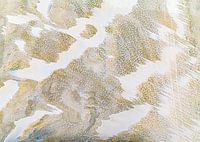Motifs de sable par photographie de drone, motifs abstraits