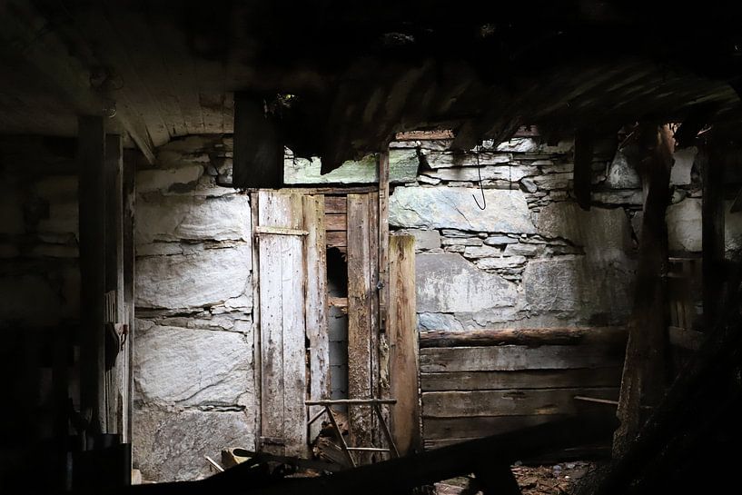 Old barn in disrepair by Antoon Loomans