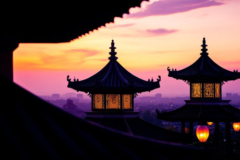 Magische Abenddämmerung von Poster Art Shop