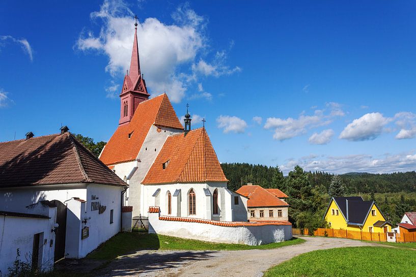 Kerkje in Tsjechië. von Rijk van de Kaa