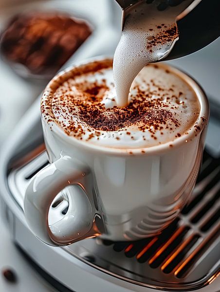 drink a cup of coffee or cappuccino by Egon Zitter