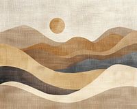 Abstract Landschapschilderij | Whispering Sands of Time