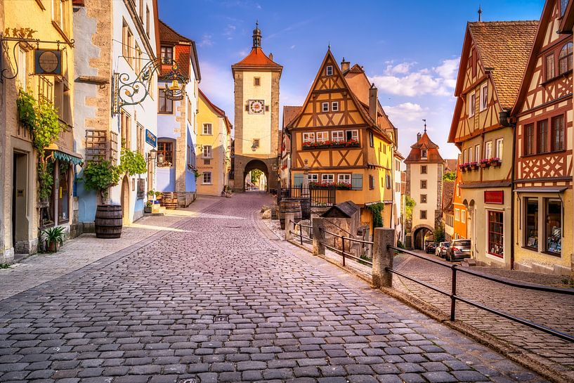 Rothenburg ob der Tauber with Plönlein by Voss photography