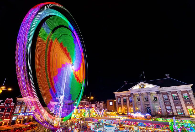 Champ de foire Grote Markt Groningen (Pays-Bas) par Marcel Kerdijk