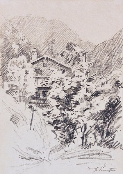 Beieren, Walchensee, LOVIS CORINTH, 1920 van Atelier Liesjes