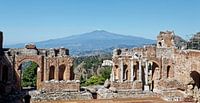 Roman theatre in Taormina, Sicily