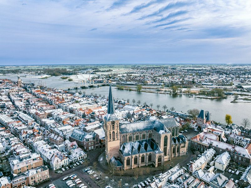 Cold morning in Kampen seen from above by Sjoerd van der Wal Photography