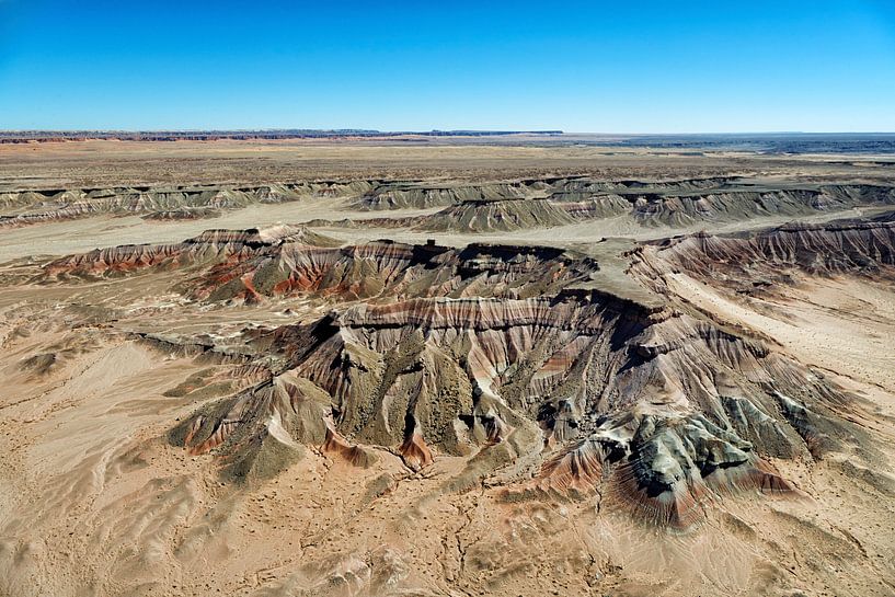 Painted Desert, Tloi Eechii-Felsen bei Ward Terrace, Arizona, USA von Marco van Middelkoop