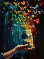 Flügel der Freiheit: Schmetterlinge im Wind