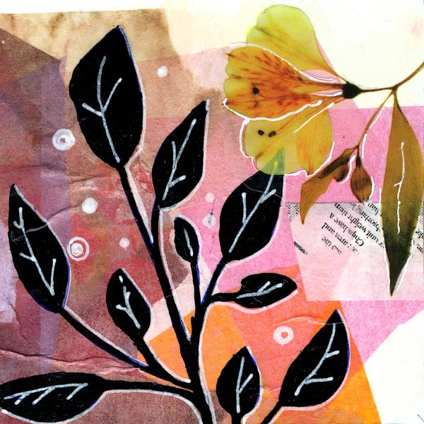 collage d'arrière-plan artistique par Ariadna de Raadt-Goldberg