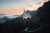 Schloss Neuschwanstein bei Sonnenaufgang