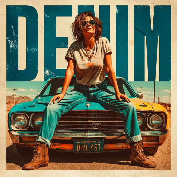 Denim Girl von Harry Hadders Design