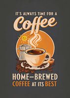 Het'is altijd tijd voor koffie