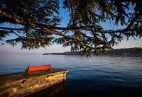 Rote Bank in Salo am Gardasee