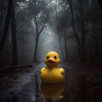Giant bathing duck