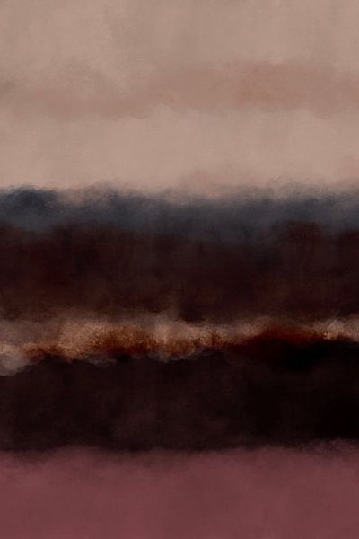 Sonnenaufgang in Weinrot, Rosa, Violett. von Dina Dankers