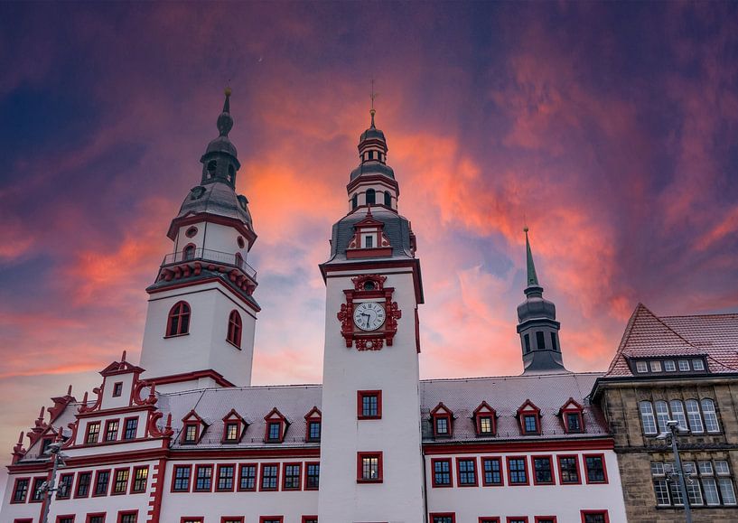 Ancienne mairie de Chemnitz en Saxe, Allemagne de l'Est par Animaflora PicsStock