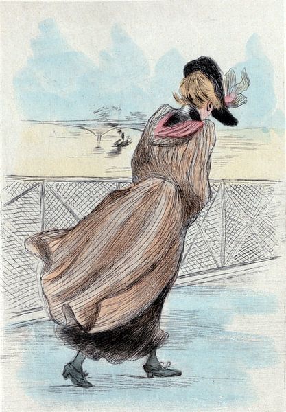 Damenmode des 19. Jahrhundert in Paris (1886), Henri Boutet von Liszt Collection