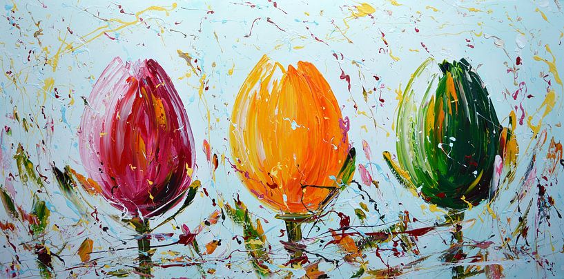 Tulipes par Gena Theheartofart