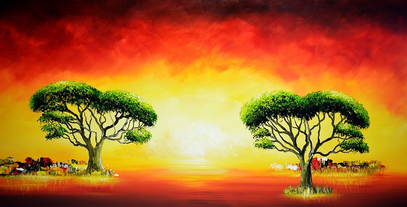 Afrique par Gena Theheartofart