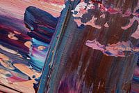 Macrofoto van City of Light bordeaux rood