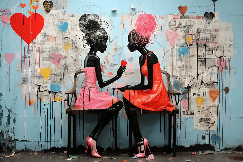 Capturing Blissful Embrace by Art Lovers