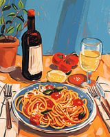 Gemütliches italienisches Essen