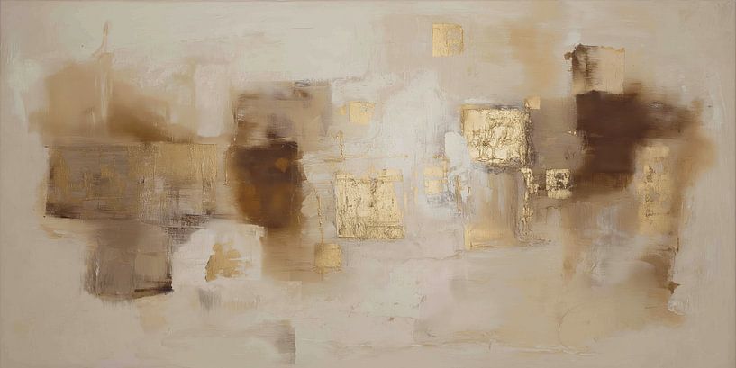 Abstract with gold accents by Bert Nijholt