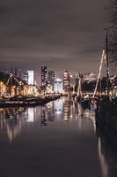 Het Witte Huis, 's avonds in Rotterdam