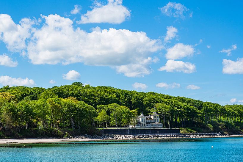 Vue du Waldschlößchen sur la côte de la mer Baltique à Heiligendamm par Rico Ködder